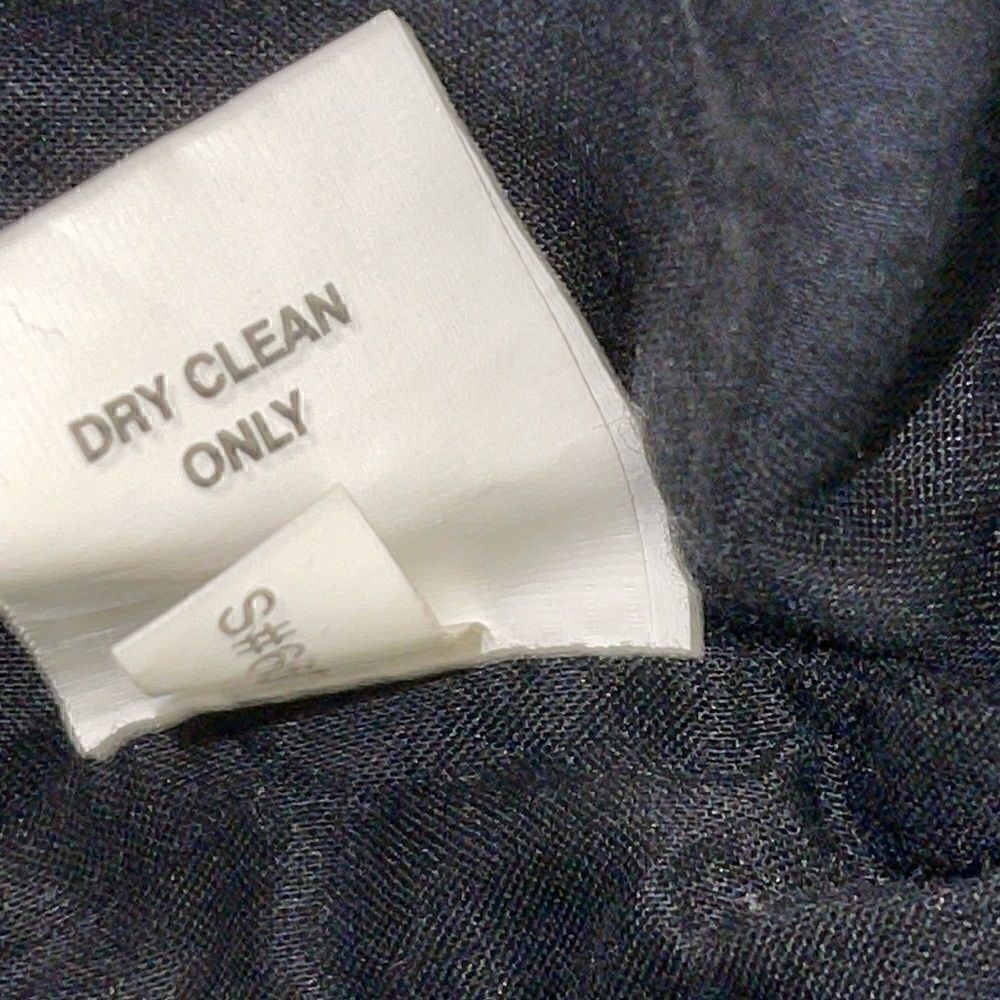 Phoebe couture Dress Womens size 2 sheath mini cotton Y2K Dark denim front Zip‎ - Picture 9 of 9